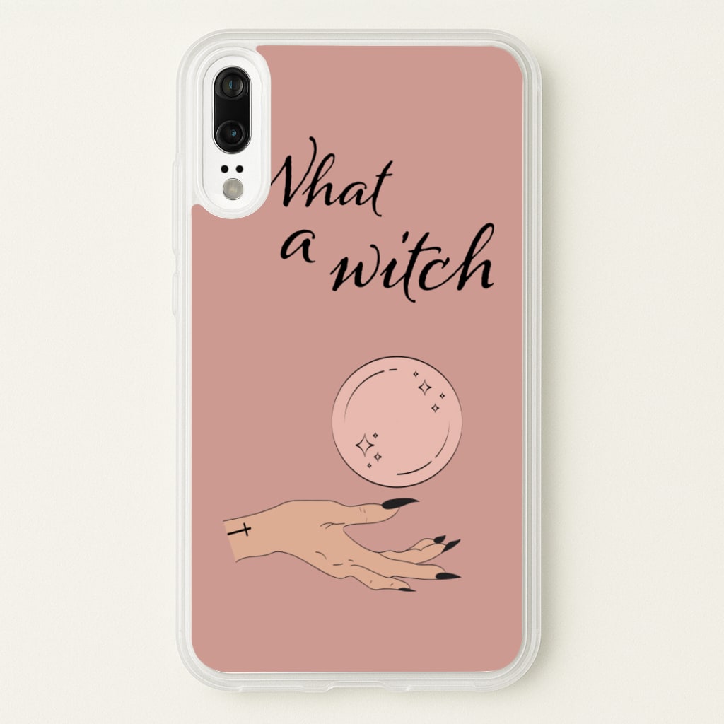 What A Witch - Halloween - Halloween Phone Case for Huawei P20