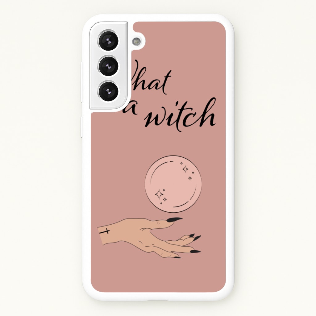 What A Witch - Halloween - Halloween Phone Case for Galaxy S22 Plus
