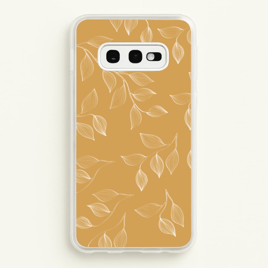 Autumn Leaf Pattern - Patterns Phone Case for Galaxy S10e