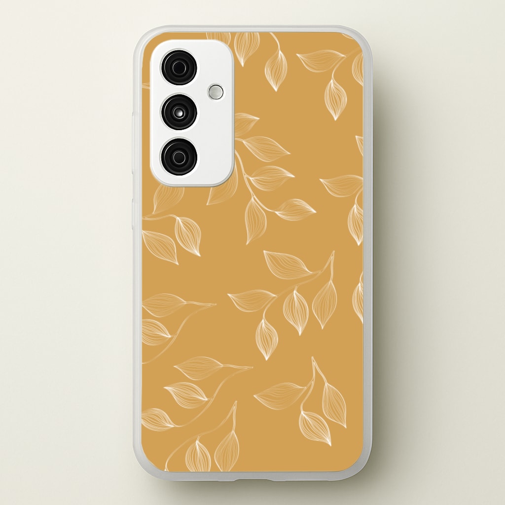 Autumn Leaf Pattern - Patterns Phone Case for Galaxy A55