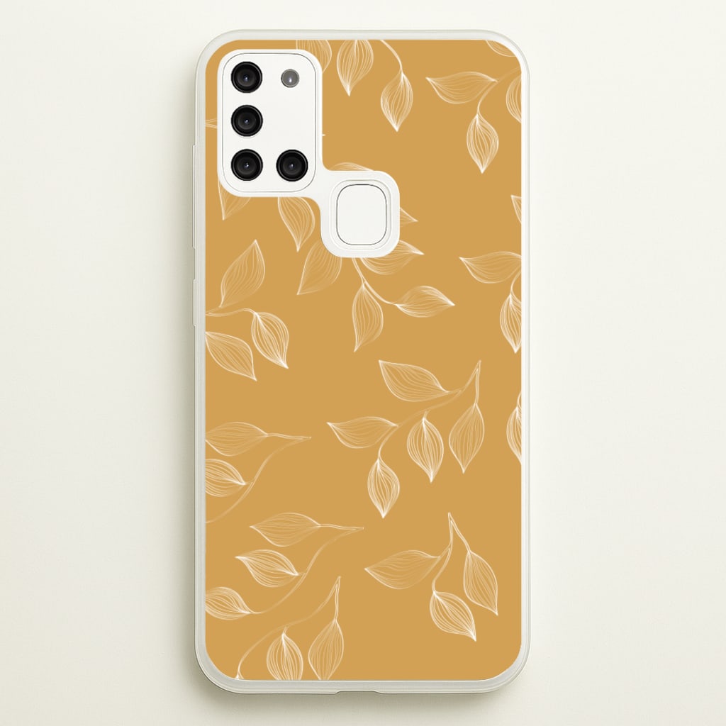 Autumn Leaf Pattern - Patterns Phone Case for Galaxy A21s
