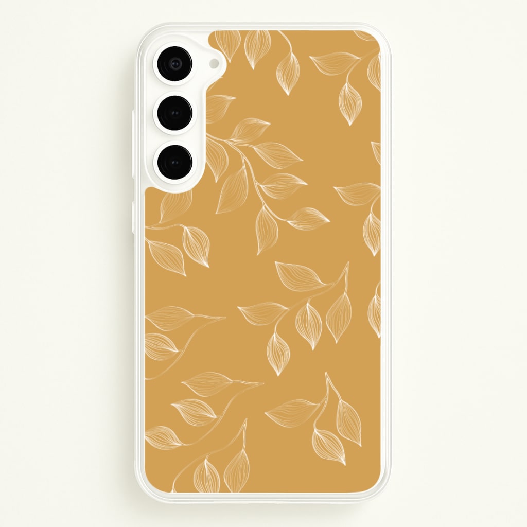 Autumn Leaf Pattern - Patterns Phone Case for Galaxy S23
