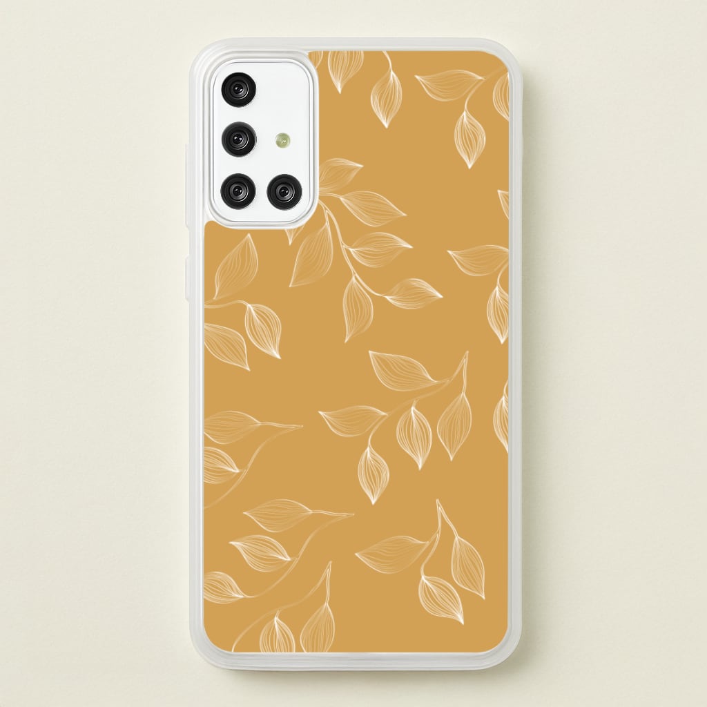 Autumn Leaf Pattern - Patterns Phone Case for Galaxy A71
