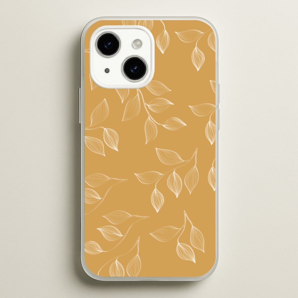 Autumn Leaf Pattern - Patterns Phone Case for iPhone 14