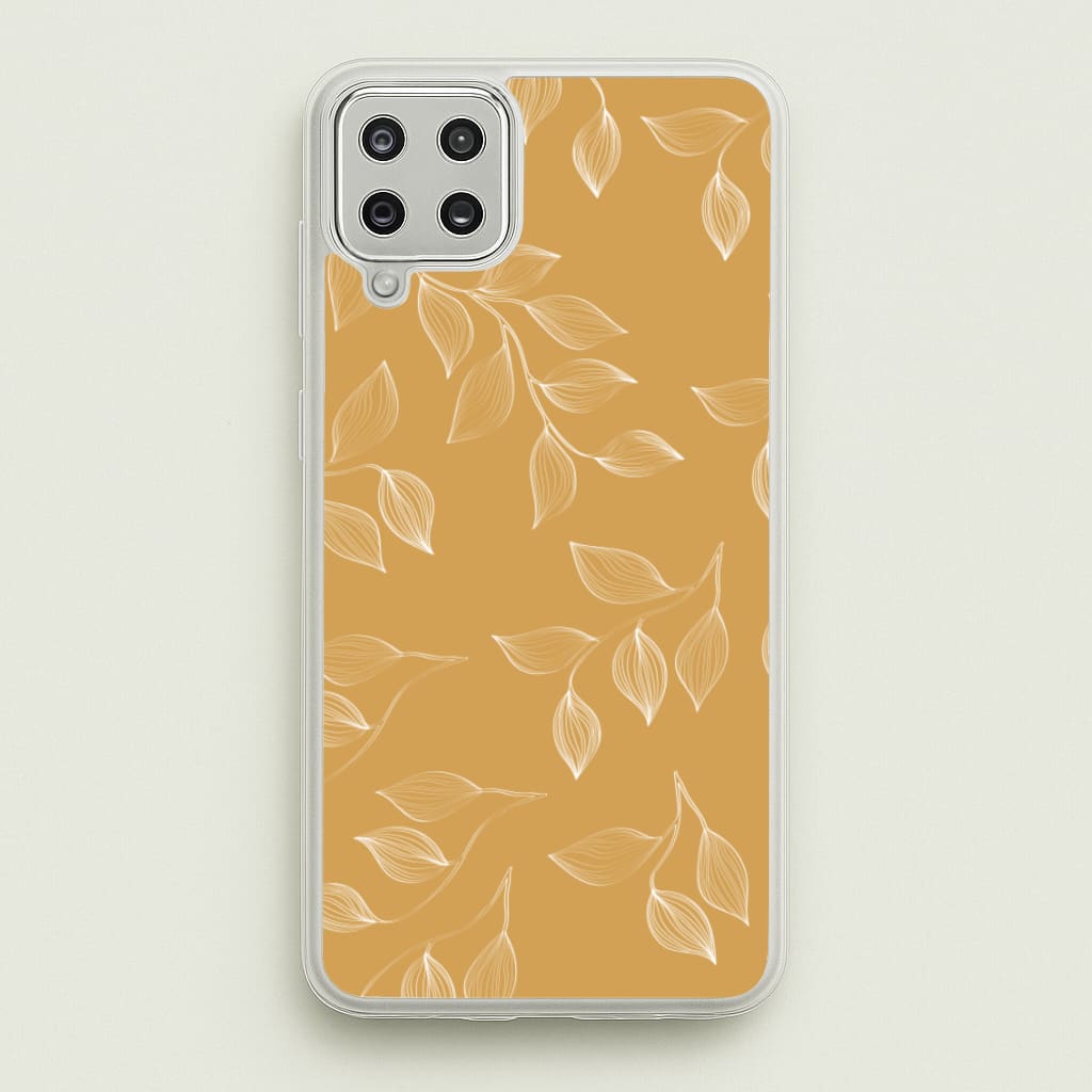 Autumn Leaf Pattern - Patterns Phone Case for Galaxy A12