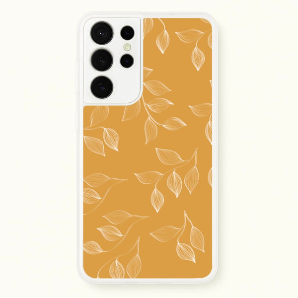 Autumn Leaf Pattern - Patterns Phone Case for Galaxy S21 Ultra
