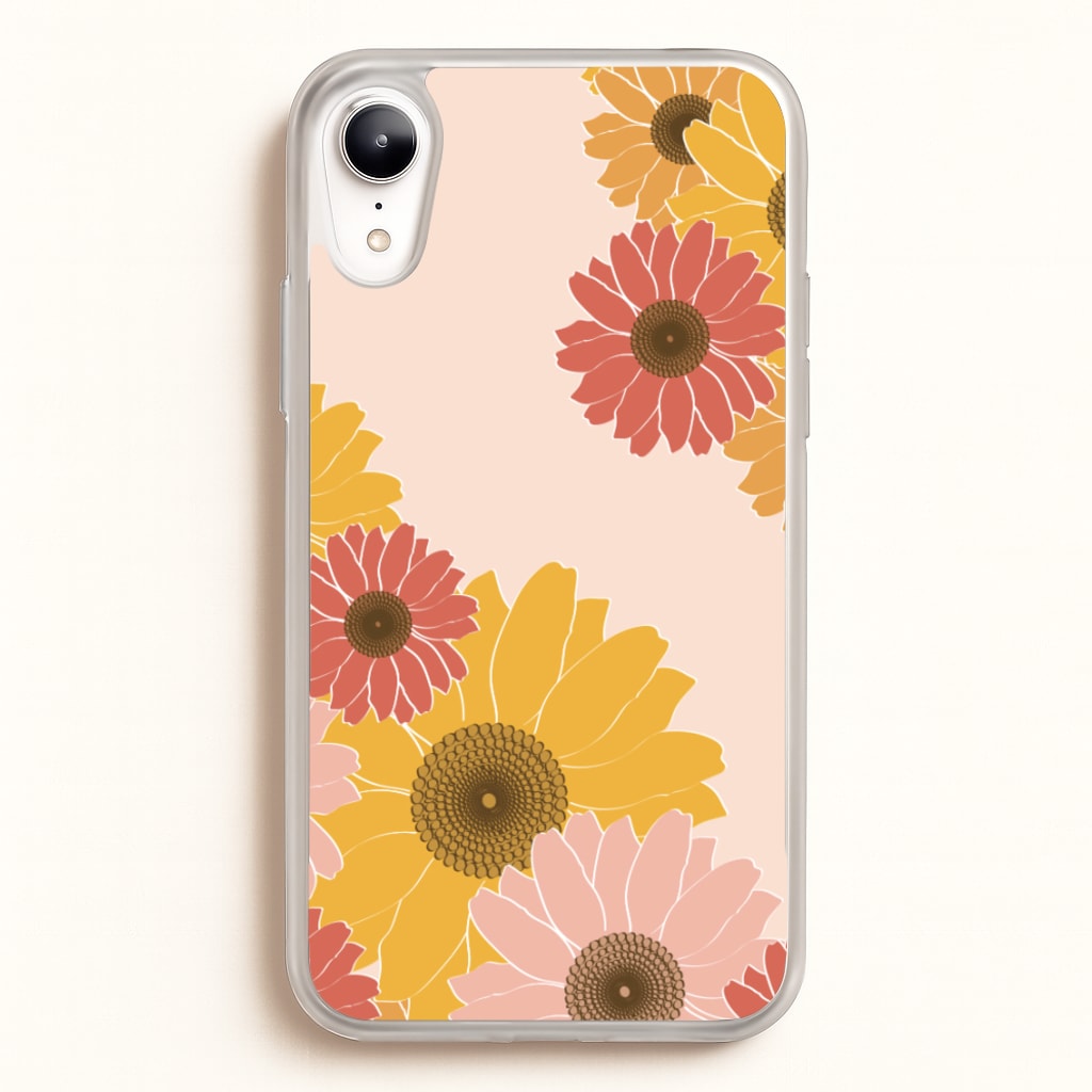 Sunflower Floral Pattern - Patterns Phone Case for iPhone XR