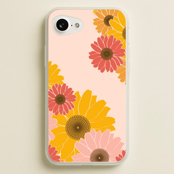 Sunflower Floral Pattern - Patterns Phone Case for iPhone 16e