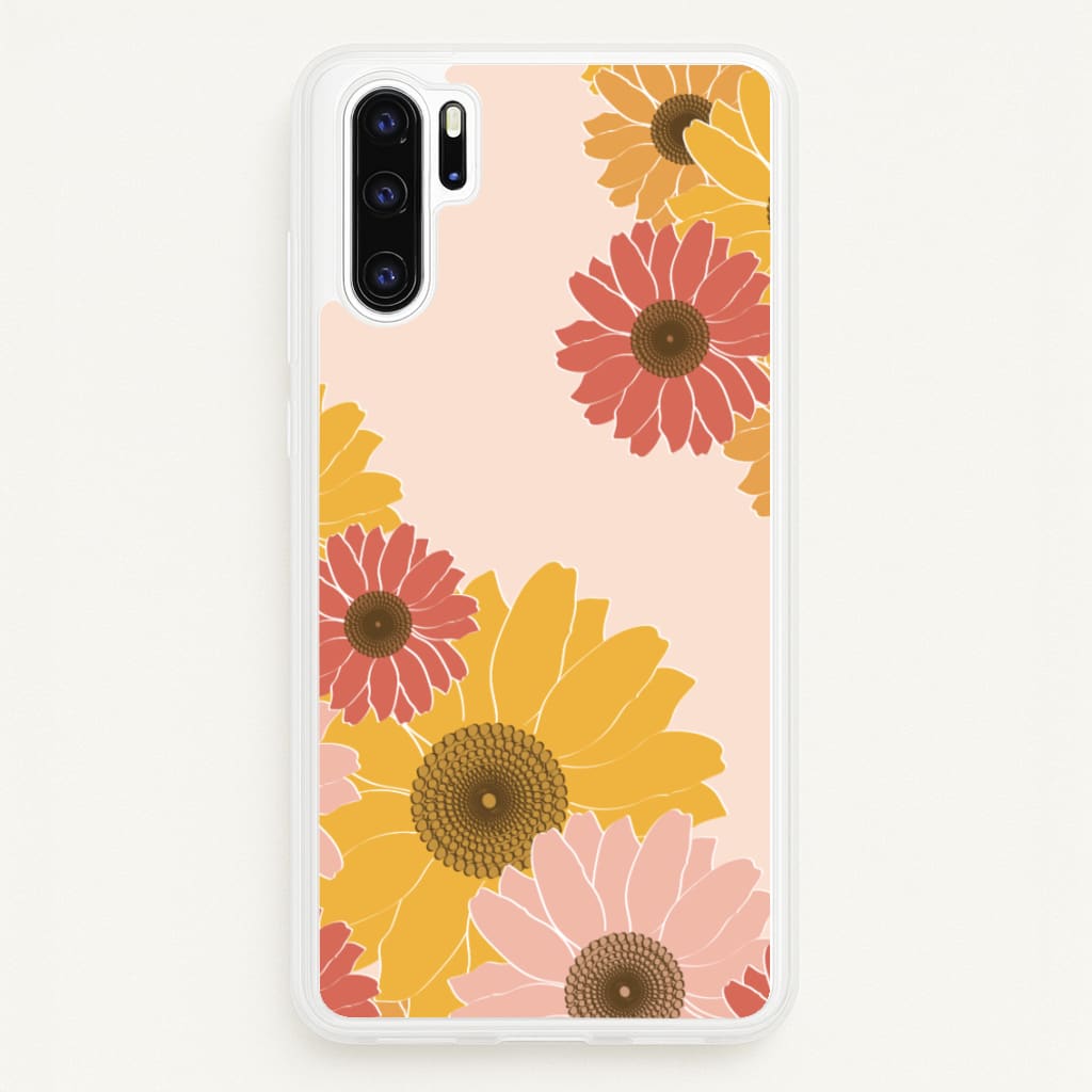 Sunflower Floral Pattern - Patterns Phone Case for Huawei P30 Pro