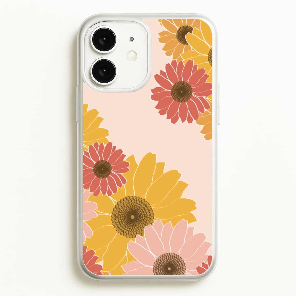 Sunflower Floral Pattern - Patterns Phone Case for iPhone 11