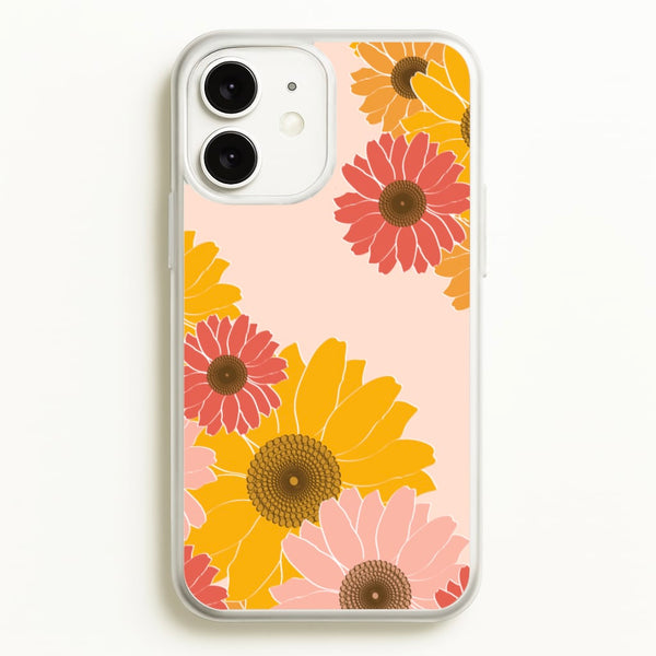 Sunflower Floral Pattern - Patterns Phone Case for iPhone 11