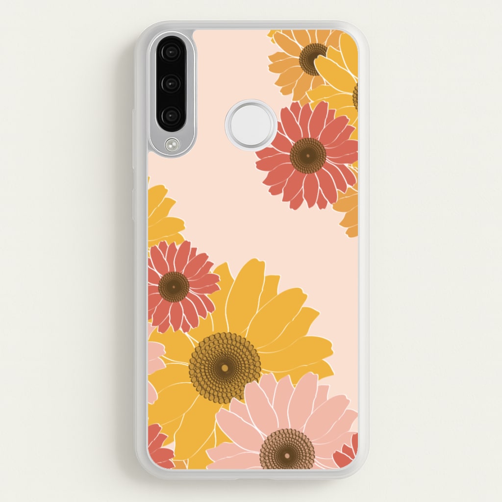 Sunflower Floral Pattern - Patterns Phone Case for Huawei P30 Lite