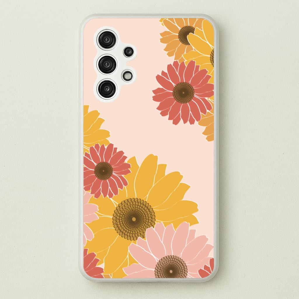 Sunflower Floral Pattern - Patterns Phone Case for Galaxy A13