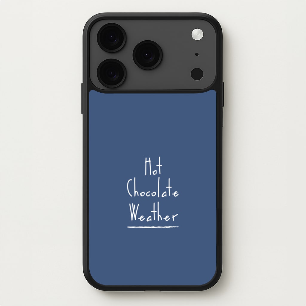 Hot Chocolate Weather Phone Case for iPhone 17 Pro Max