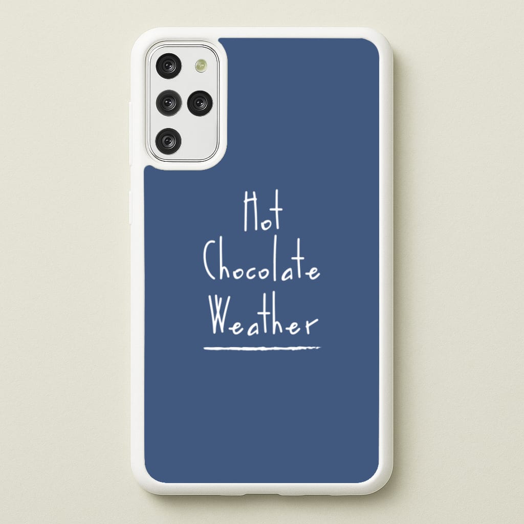 Hot Chocolate Weather - Christmas Phone Case for Galaxy S20 Plus