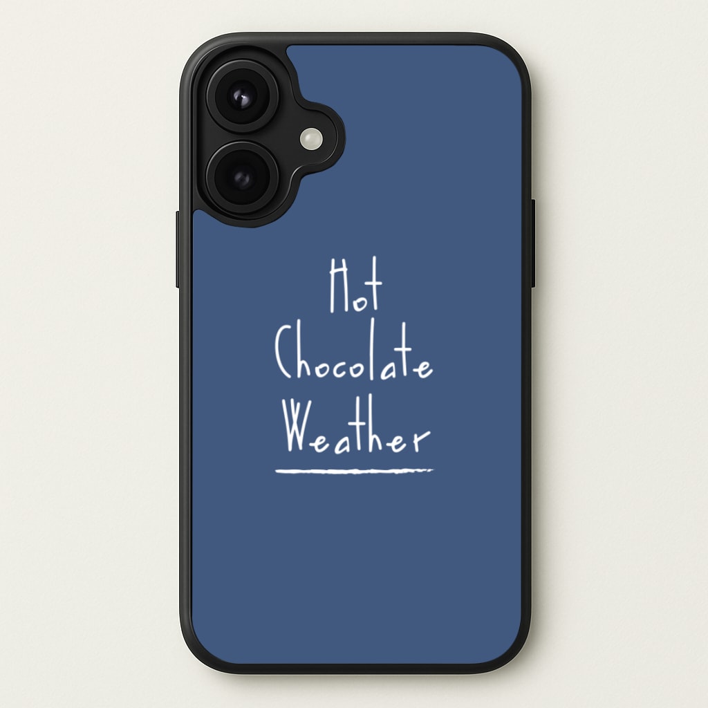 Hot Chocolate Weather Phone Case for iPhone 17