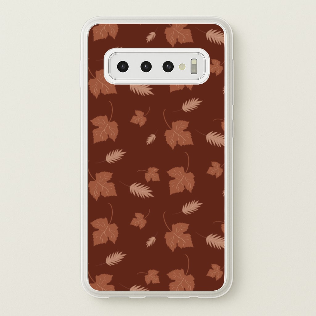 Autumn Leaf Patterns - Pattern Phone Case for Galaxy S10
