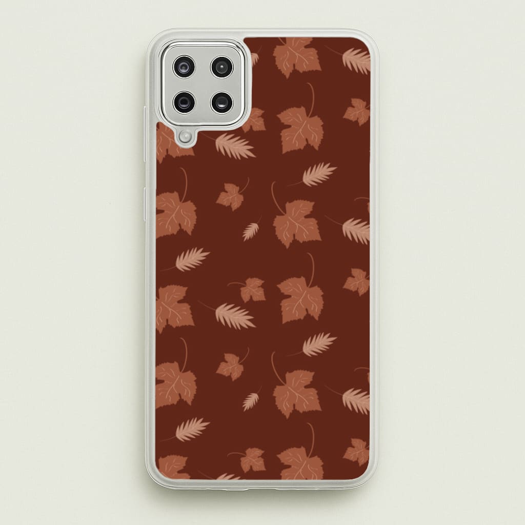 Autumn Leaf Patterns - Pattern Phone Case for Galaxy A12