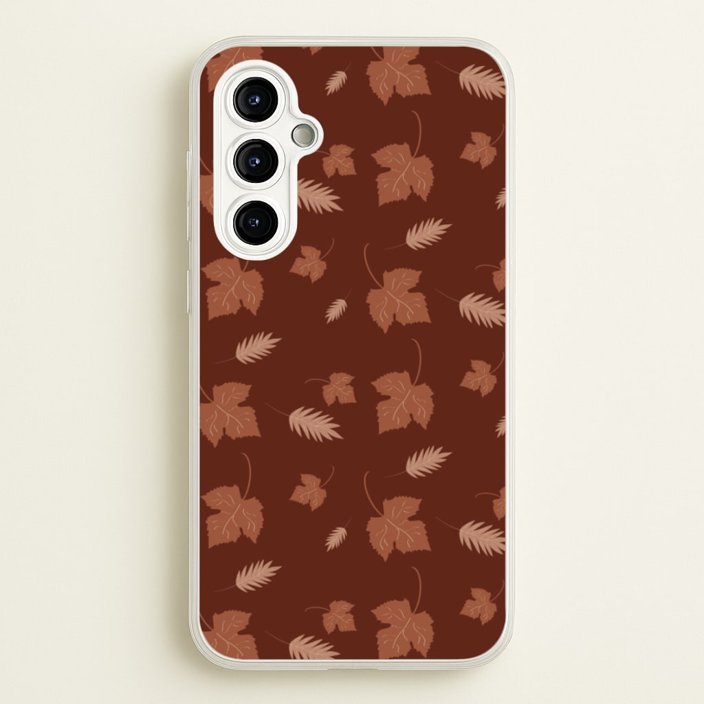 Autumn Leaf Patterns - Pattern Phone Case for Galaxy A54