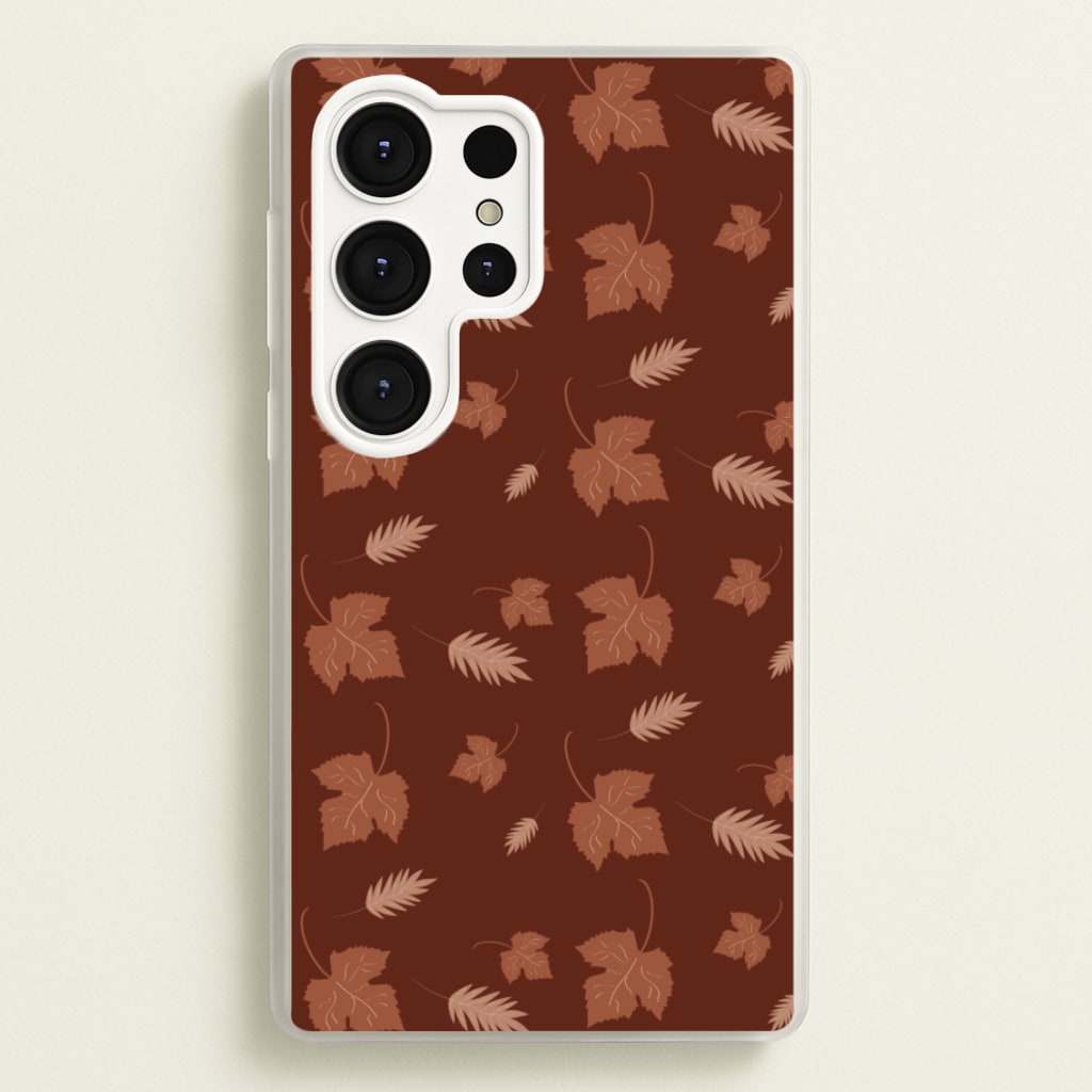 Autumn Leaf Patterns - Pattern Phone Case for Galaxy S25 Ultra