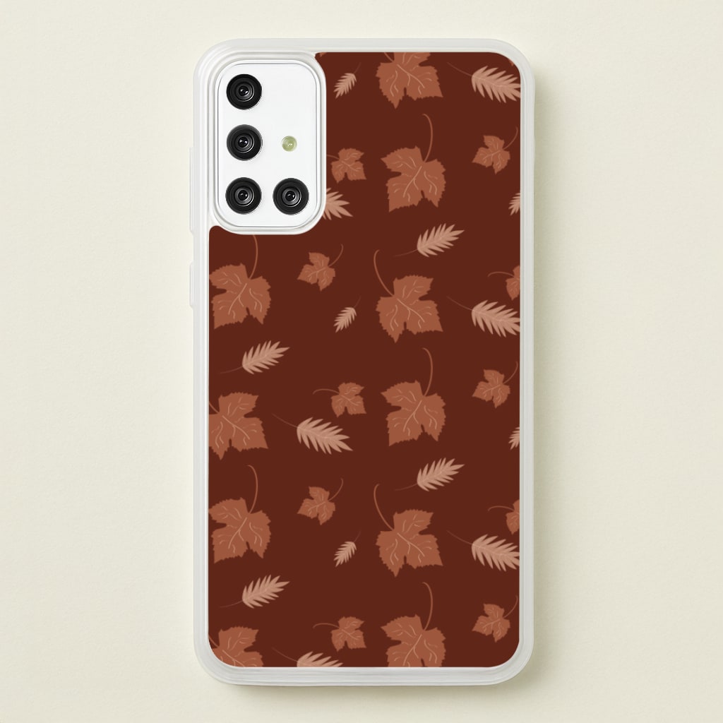 Autumn Leaf Patterns - Pattern Phone Case for Galaxy A71