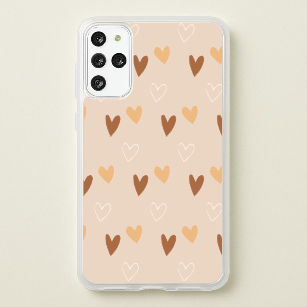 Cute Love Heart Pattern - Pattern Phone Case for Galaxy S20 Plus