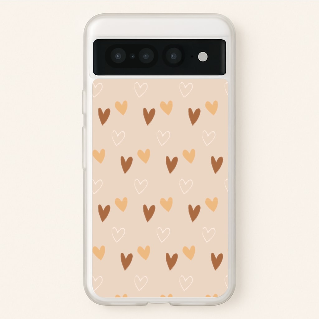 Cute Love Heart Pattern - Pattern Phone Case for Google Pixel 7 Pro