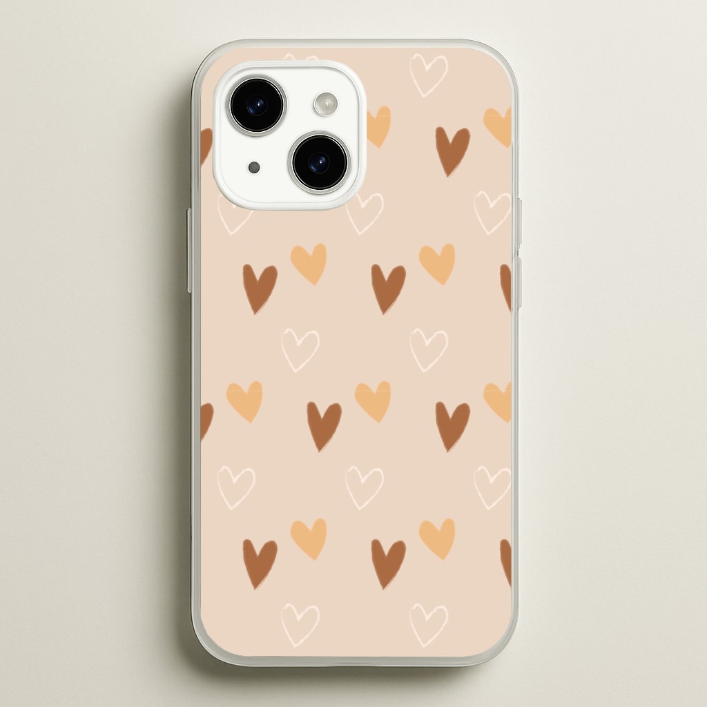 Cute Love Heart Pattern - Pattern Phone Case for iPhone 15 Plus