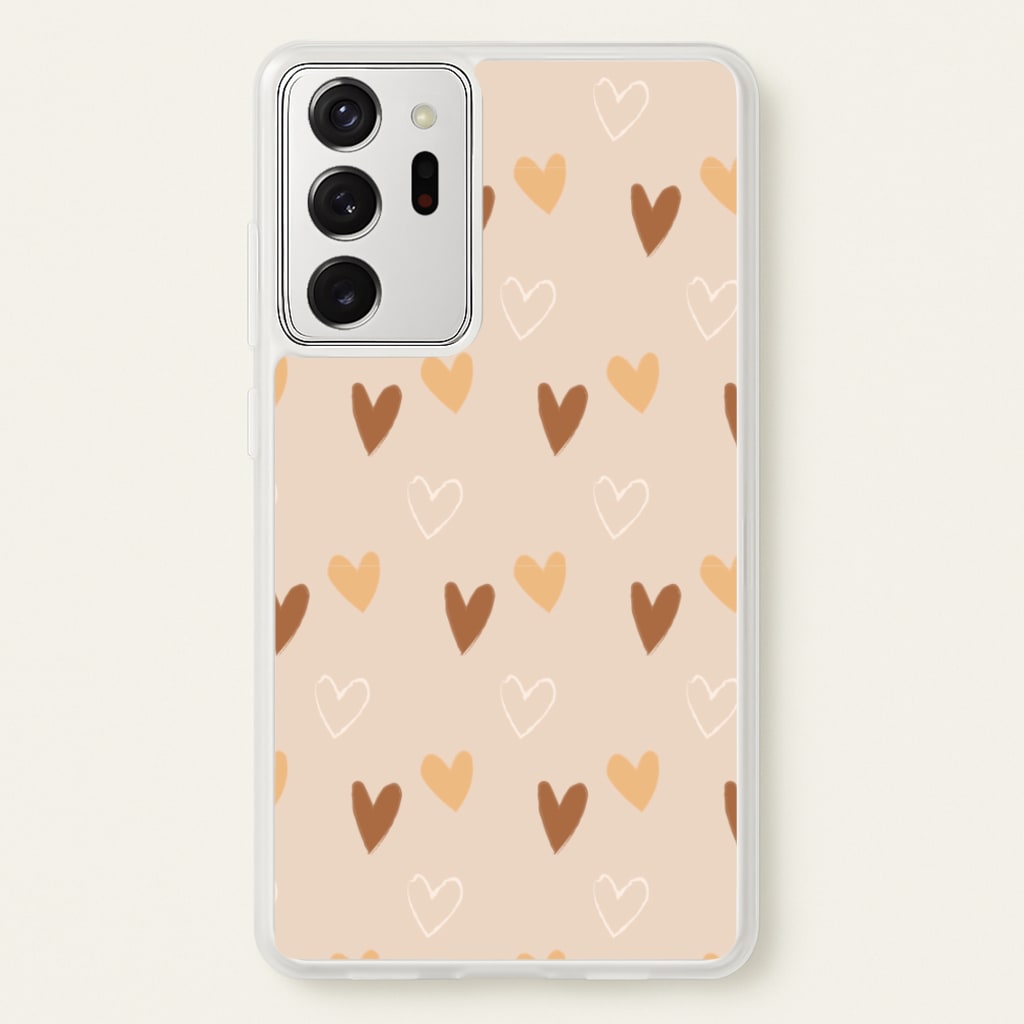 Cute Love Heart Pattern - Pattern Phone Case for Galaxy Note 20 Ultra