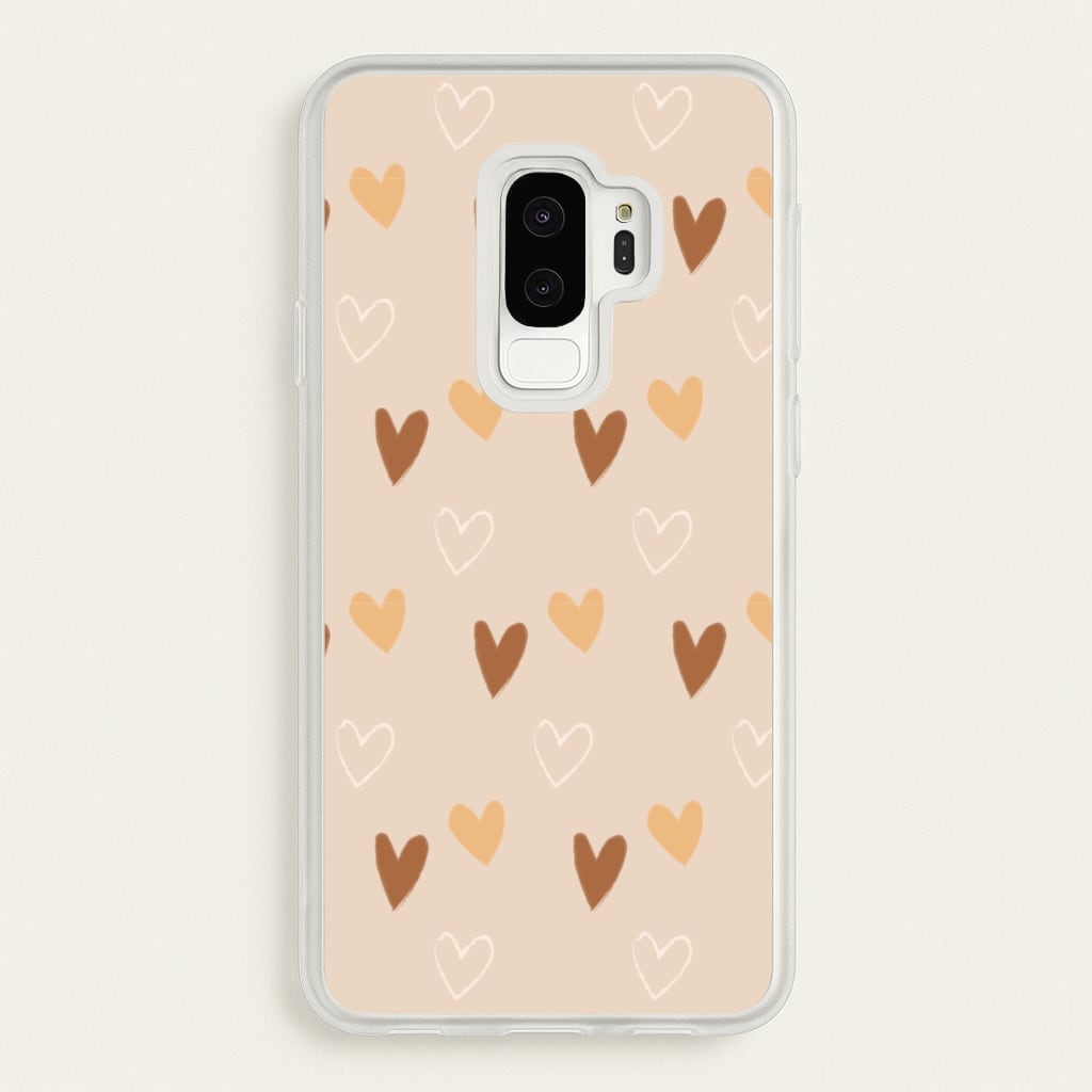 Cute Love Heart Pattern - Pattern Phone Case for Galaxy S9 Plus