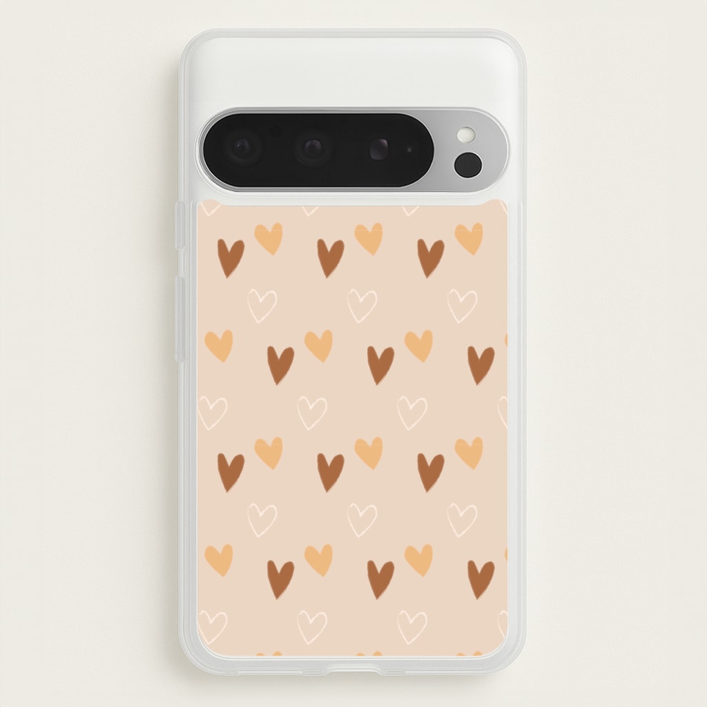 Cute Love Heart Pattern - Pattern Phone Case for Google Pixel 9 Pro XL