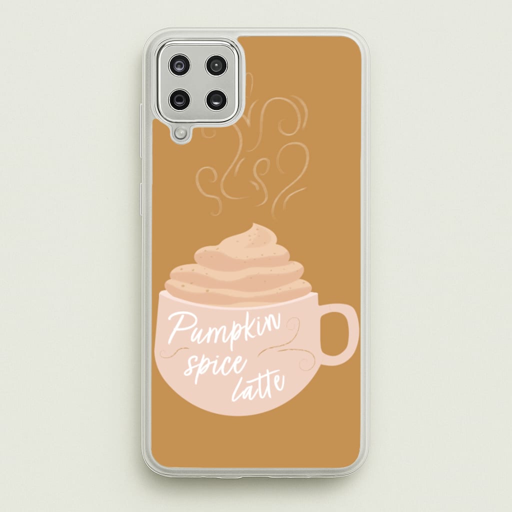 Pumpkin Spice Latte - Christmas Phone Case for Galaxy A12