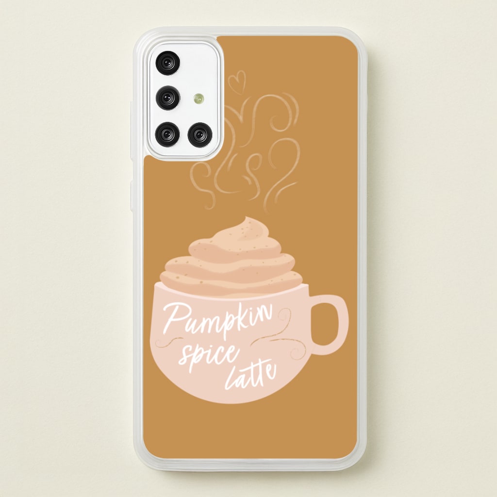 Pumpkin Spice Latte - Christmas Phone Case for Galaxy A71