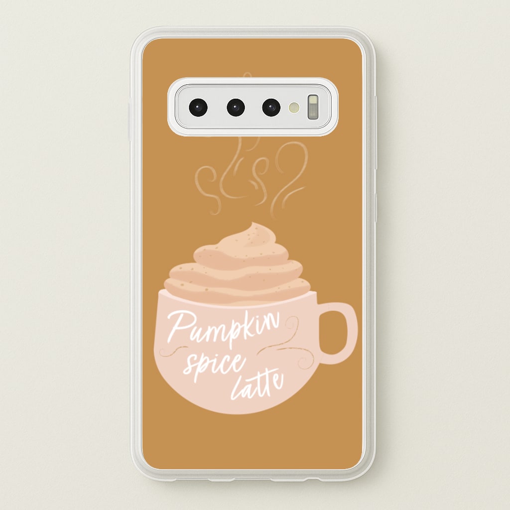 Pumpkin Spice Latte - Christmas Phone Case for Galaxy S10 Plus