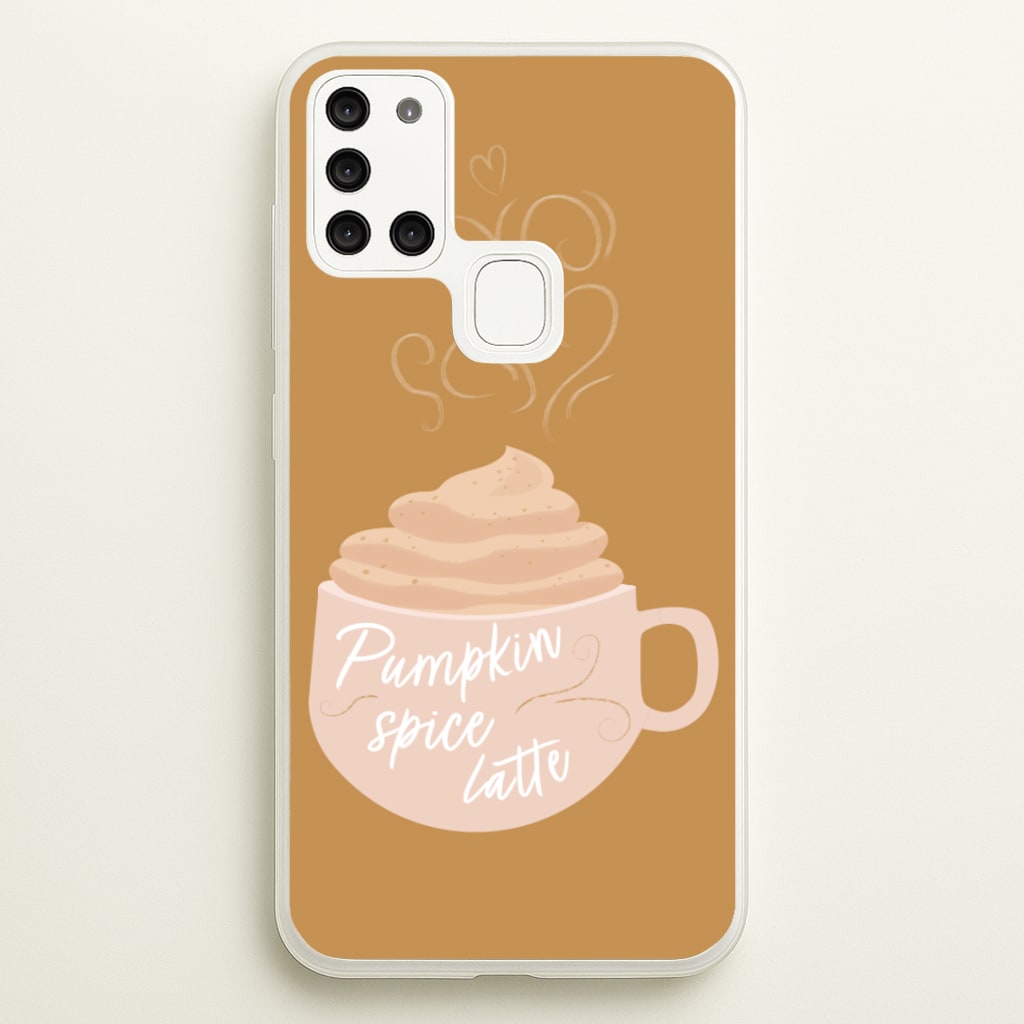 Pumpkin Spice Latte - Christmas Phone Case for Galaxy A21s