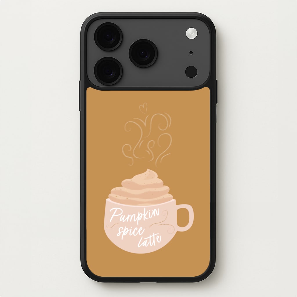 Pumpkin Spice Latte Phone Case for iPhone 17 Pro