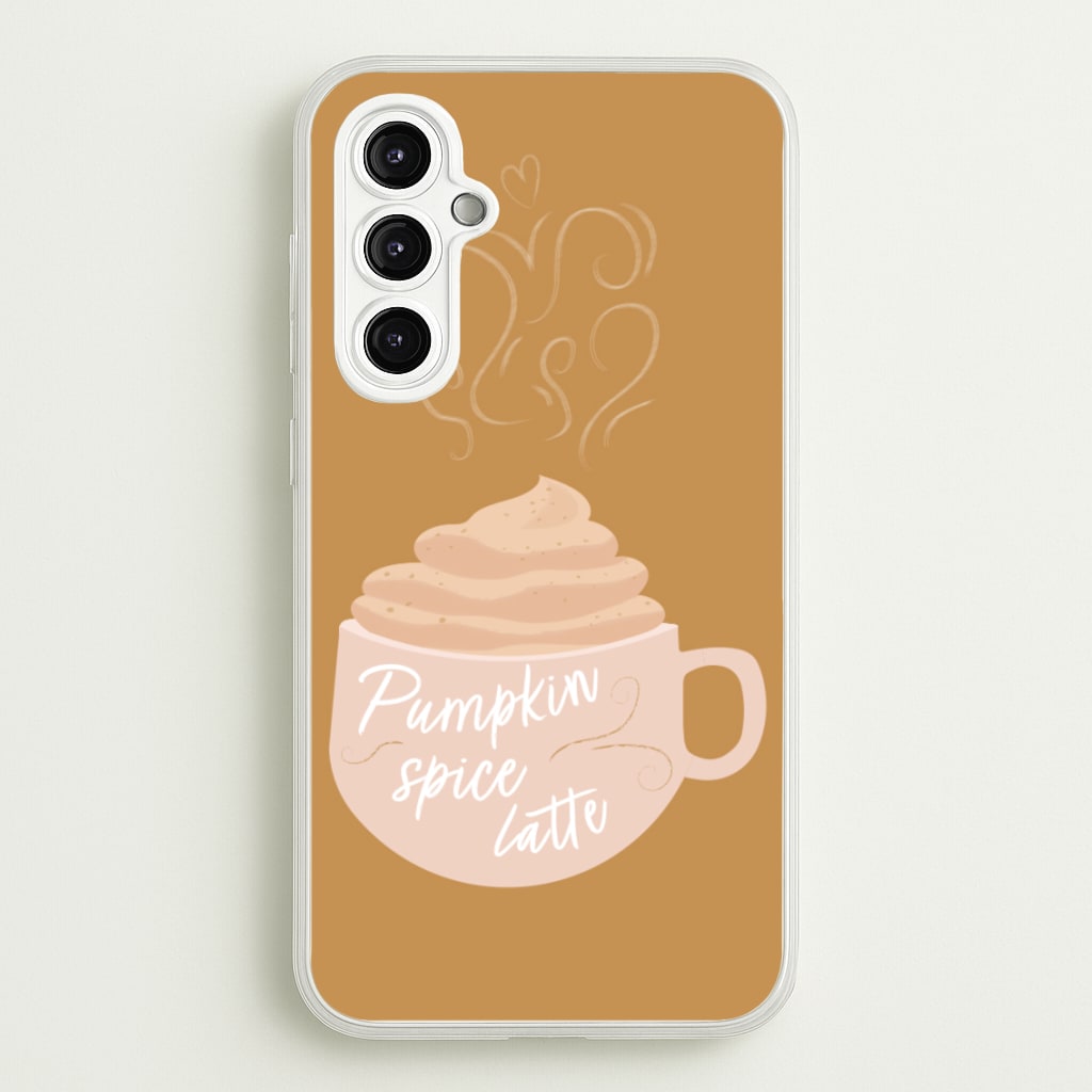 Pumpkin Spice Latte - Christmas Phone Case for Galaxy A14