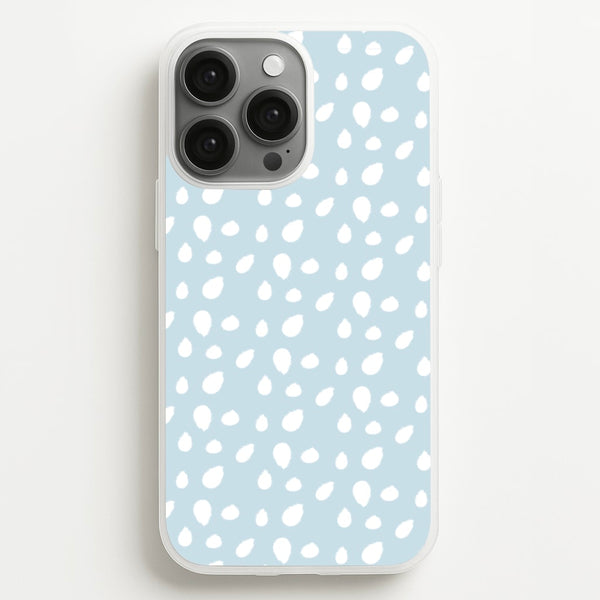 Pastel Blue Dots - Pattern Phone Case for iPhone 13 Pro Max