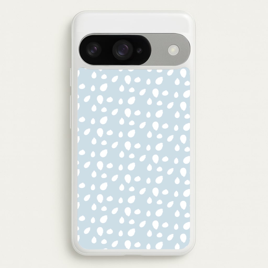 Pastel Blue Dots Phone Case for Google Pixel 10 / 10 Pro