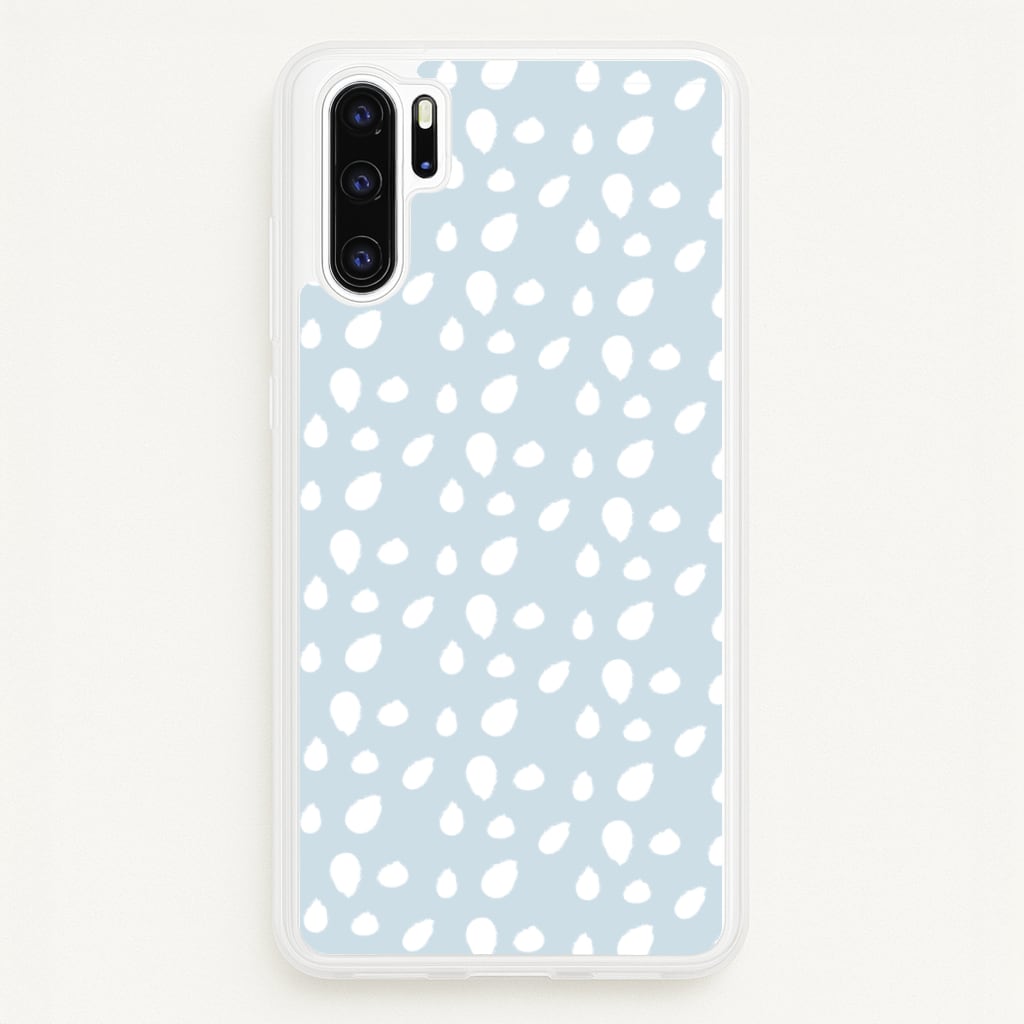 Pastel Blue Dots - Pattern Phone Case for Huawei P30 Pro