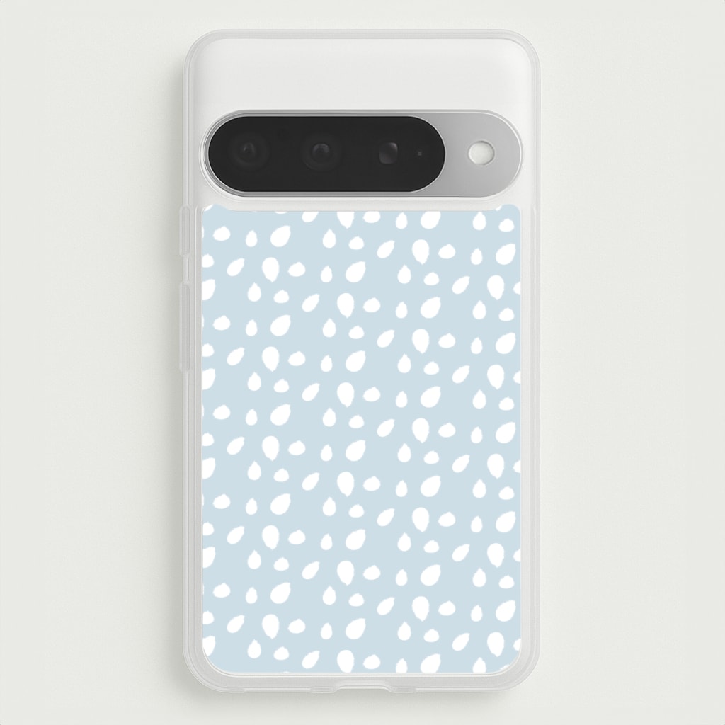 Pastel Blue Dots Phone Case for Google Pixel 10 Pro XL