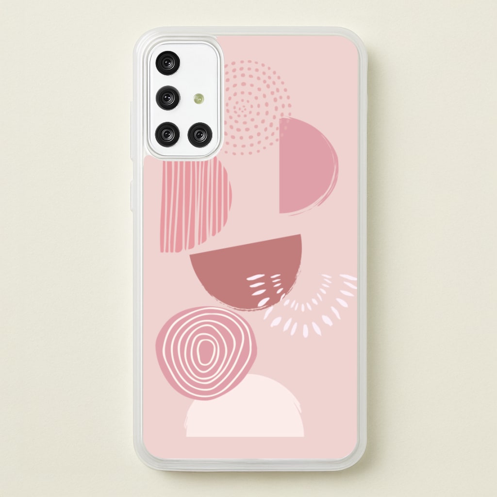 Abstract Geometric I - Pattern Phone Case for Galaxy A71
