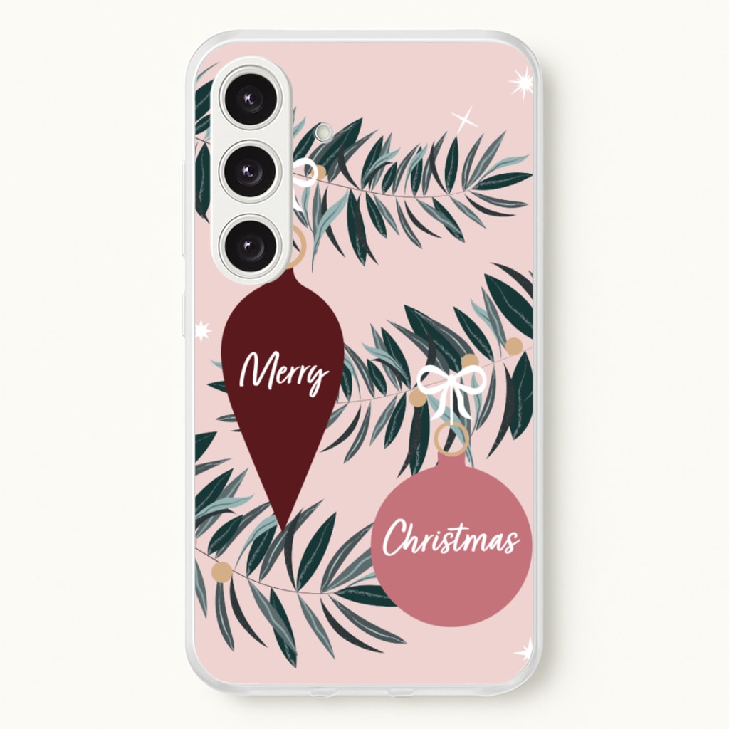 Merry Christmas - Christmas Phone Case for Galaxy S24