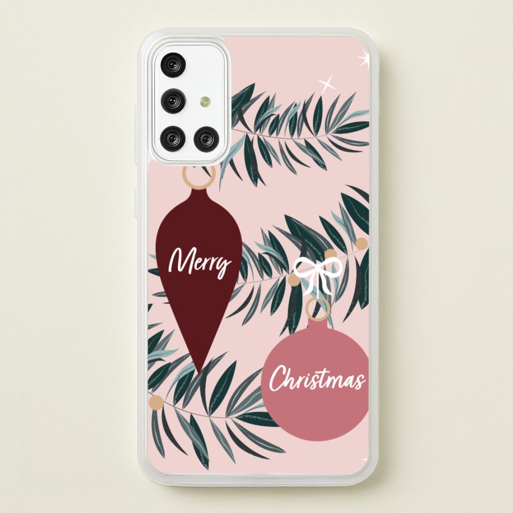 Merry Christmas - Christmas Phone Case for Galaxy A71