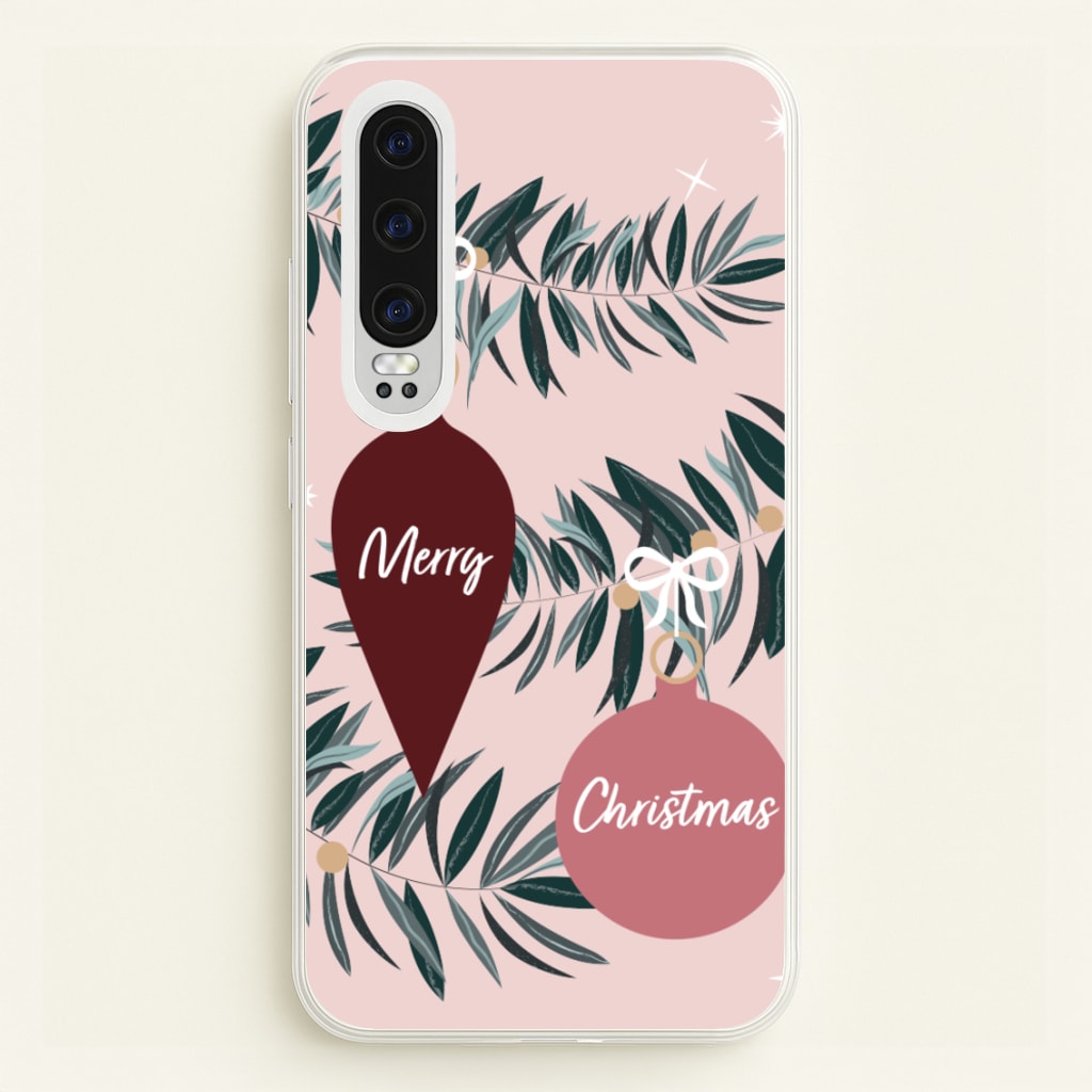 Merry Christmas - Christmas Phone Case for Huawei P30