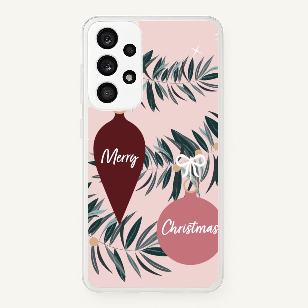 Merry Christmas - Christmas Phone Case for Galaxy A53
