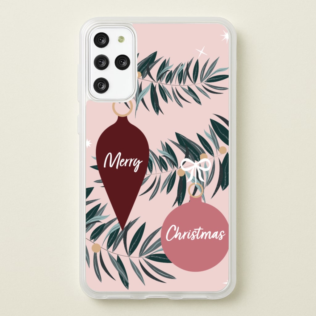 Merry Christmas - Christmas Phone Case for Galaxy S20 Plus
