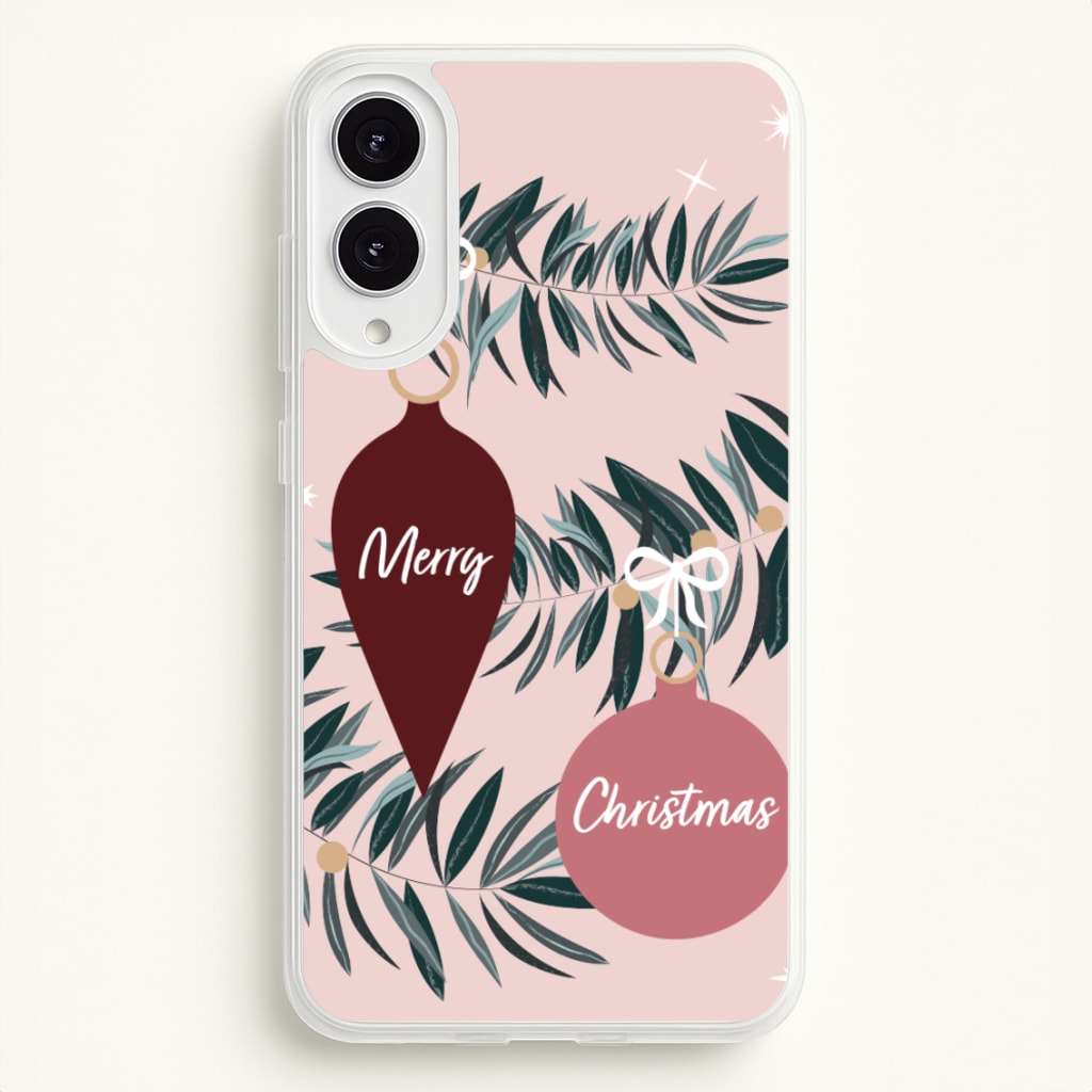 Merry Christmas - Christmas Phone Case for Galaxy S25 Edge