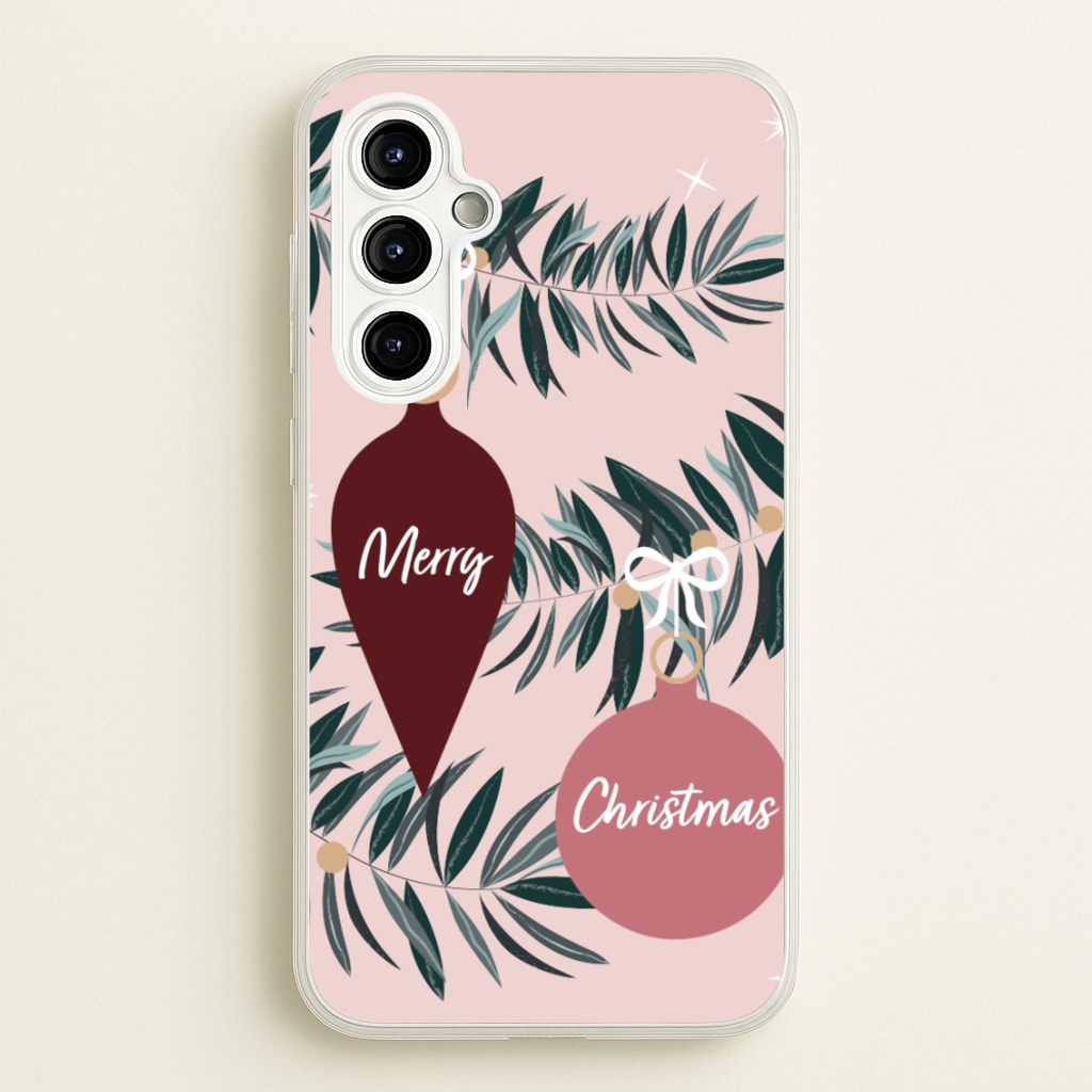 Merry Christmas - Christmas Phone Case for Galaxy A54