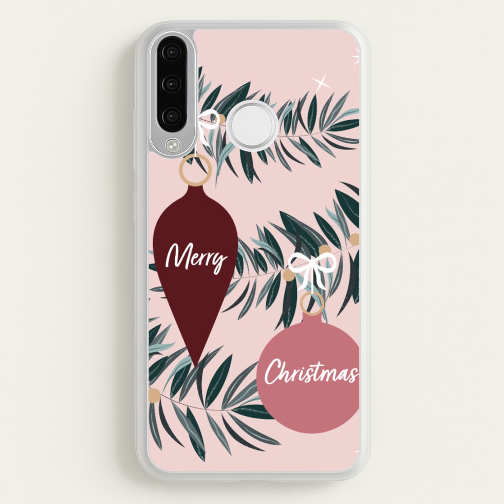 Merry Christmas - Christmas Phone Case for Huawei P30 Lite
